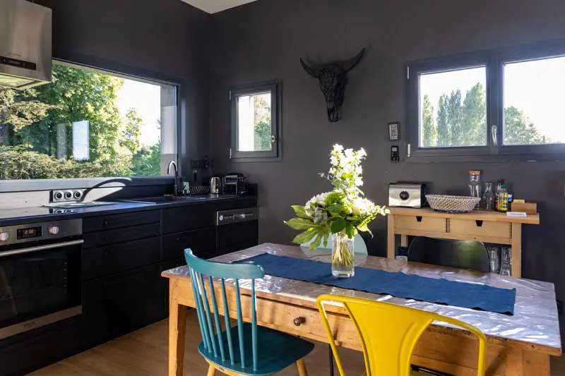 Photo de la cuisine de la Maison Paradis, Location de maison en bord de Loire